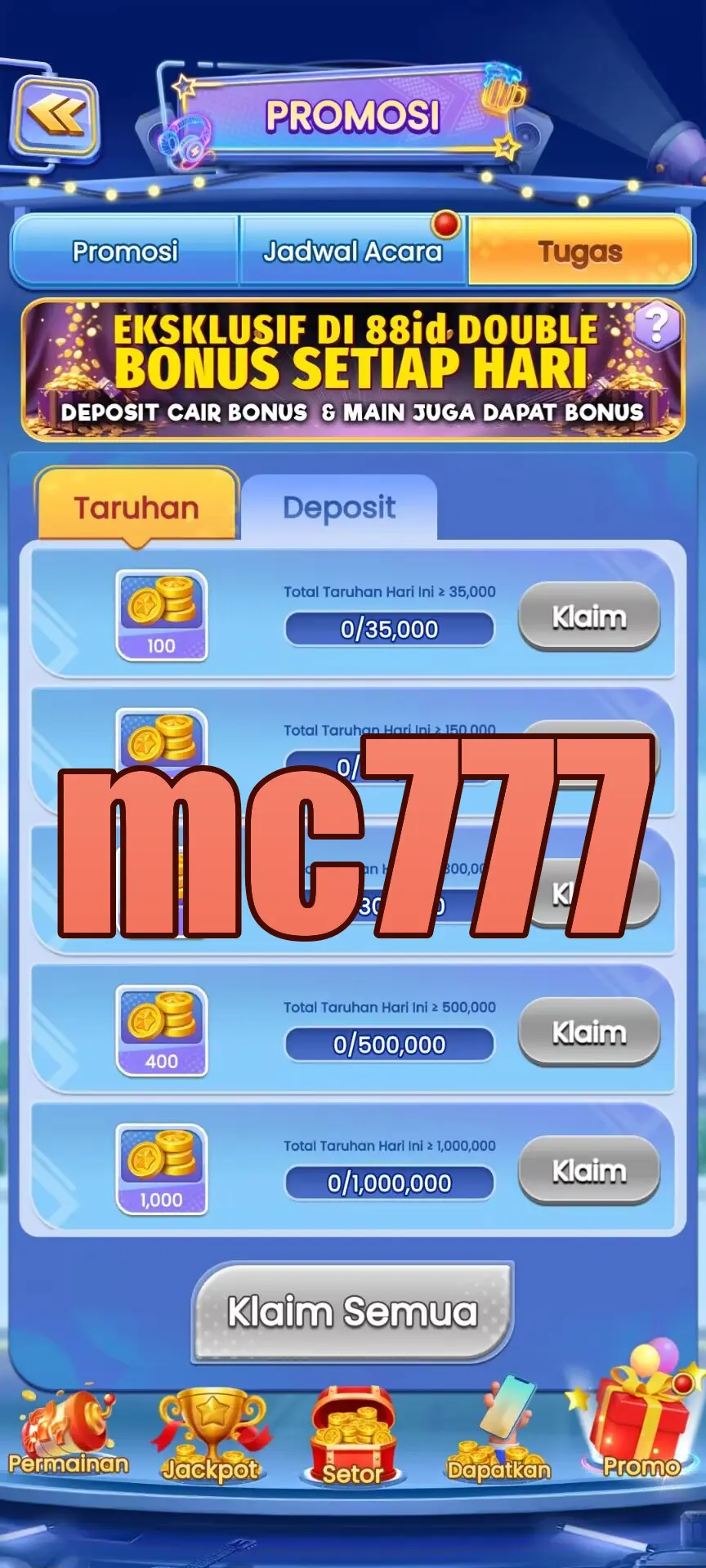 mc777 Masuk